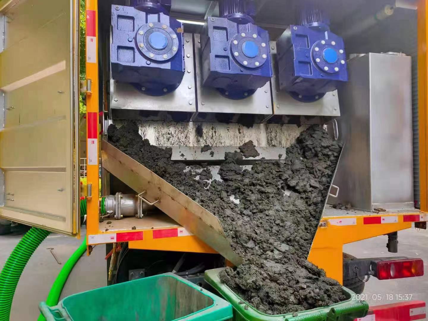 绍兴化粪池清掏城市维护站-泥浆净化干湿分离处理